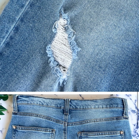 Altar'd State High Waist Distressed Jeans Size 30 - Picture 4 of 10